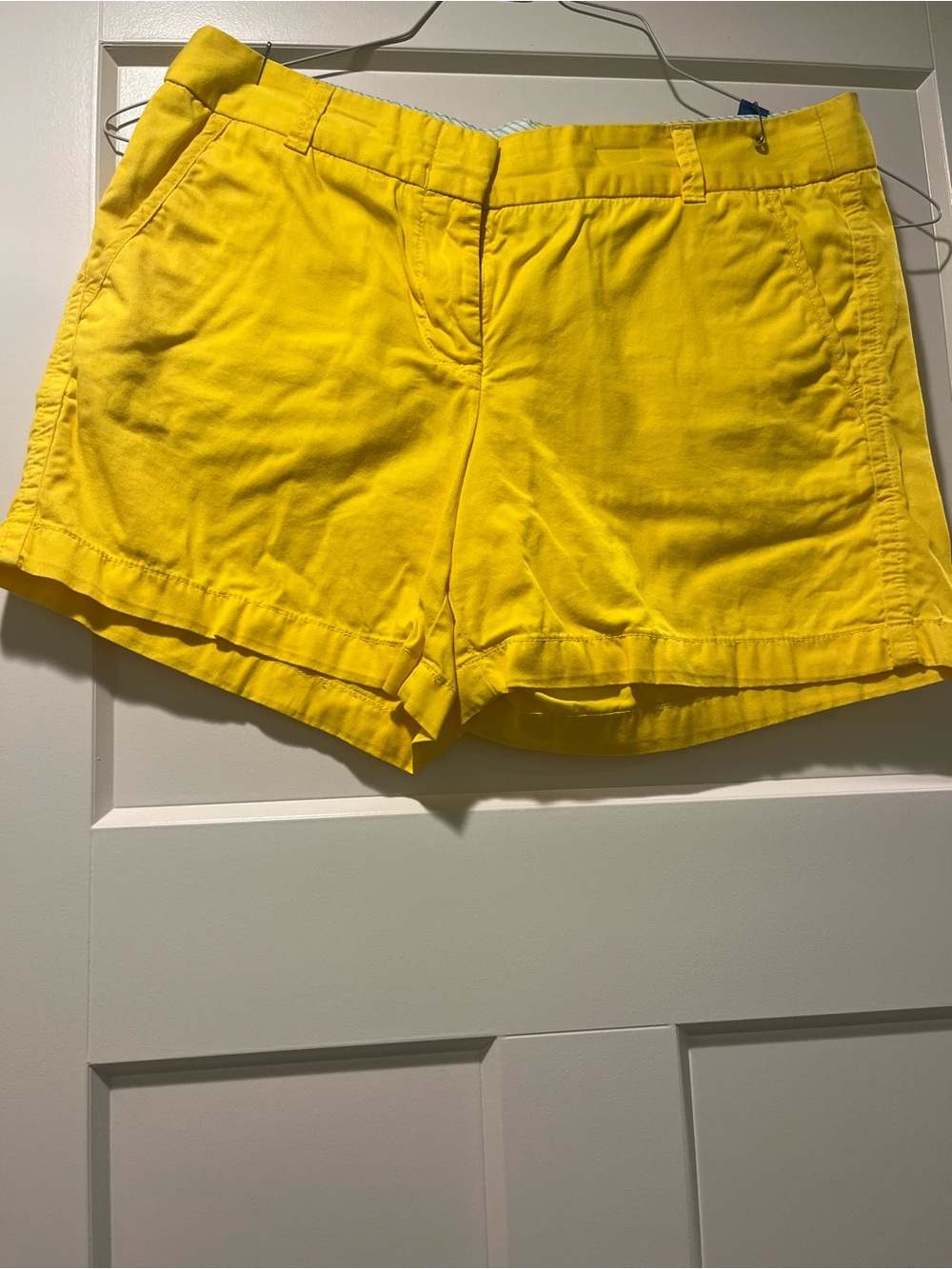 Women's Yellow Casual Shorts